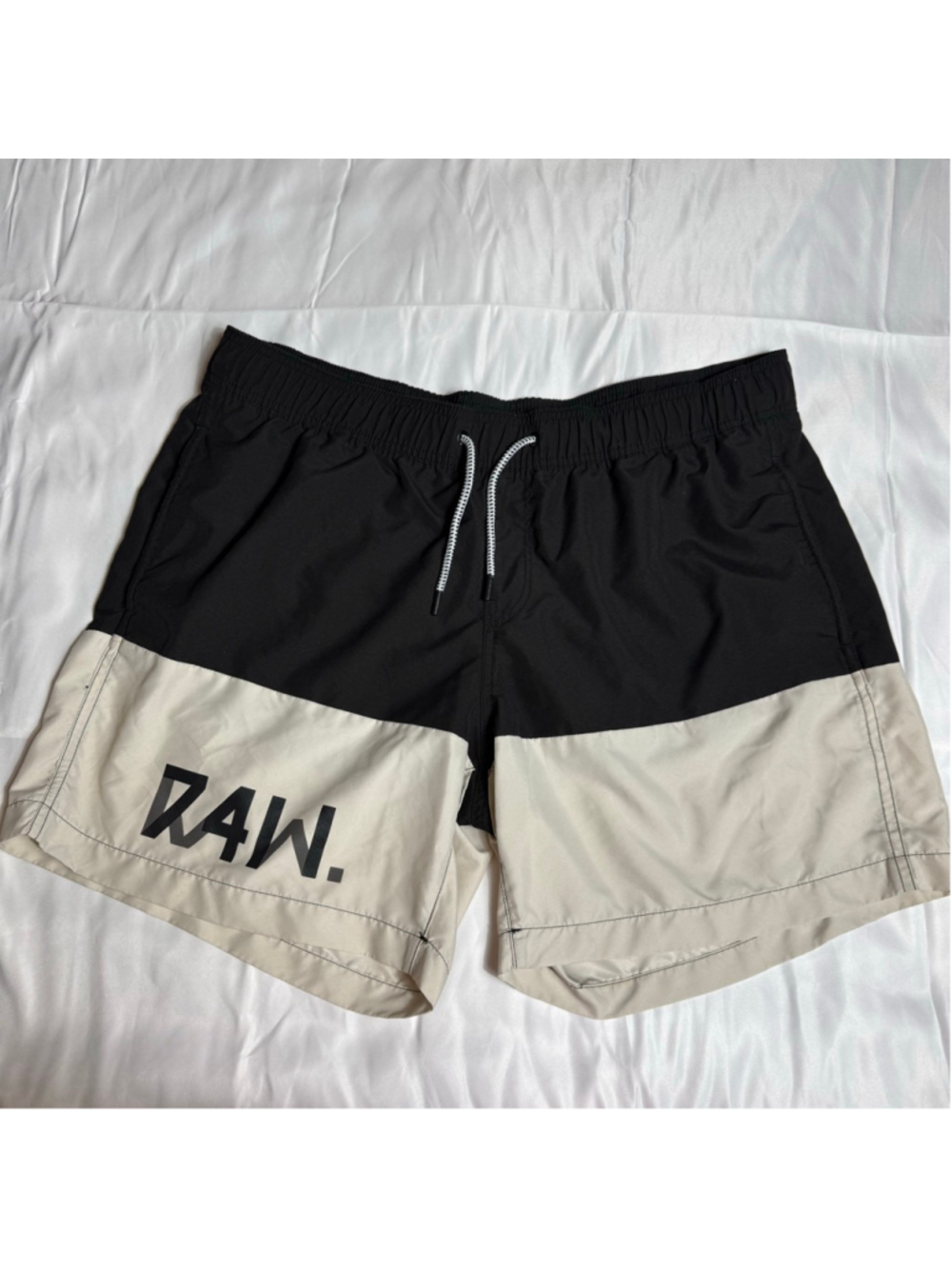 Men's G-Star Raw Swim Shorts XXL Black Beige